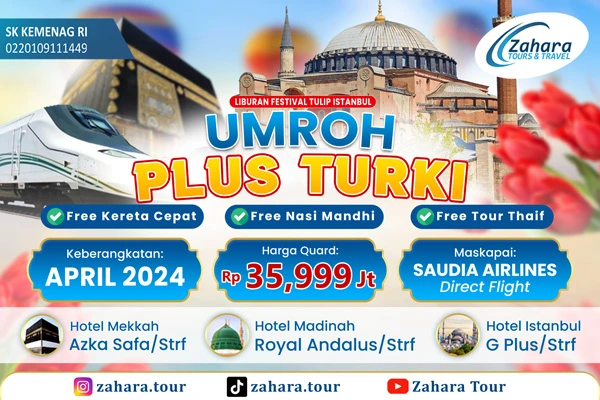 Umroh Plus Turki April
